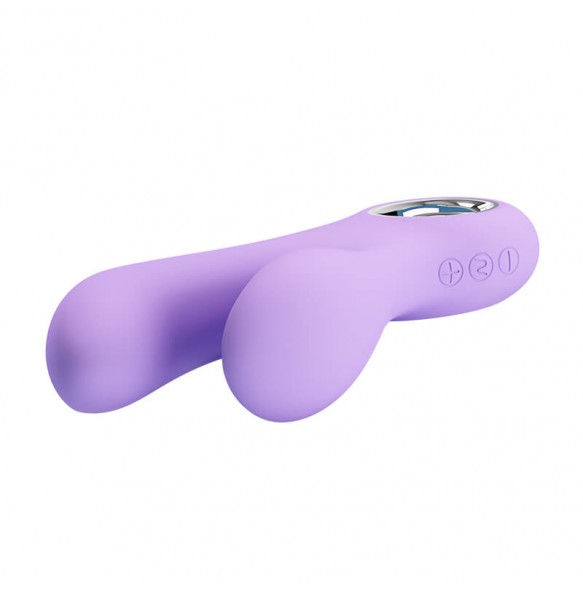 PRETTY LOVE - Dotted Massage Vibrator Wand Masturbator (Chargeable - Purple)